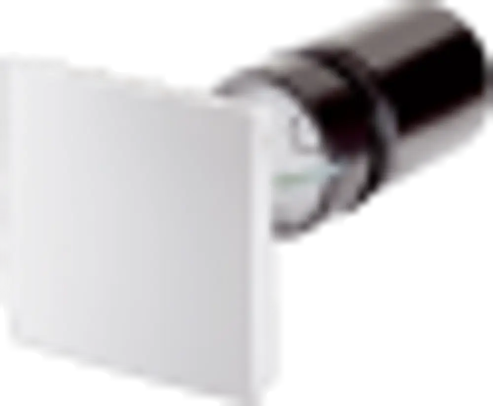 Weißes Montageelement mit runder Halterung, Teil eines Systems von Wolf, das zur Installation von Komponenten verwendet wird.